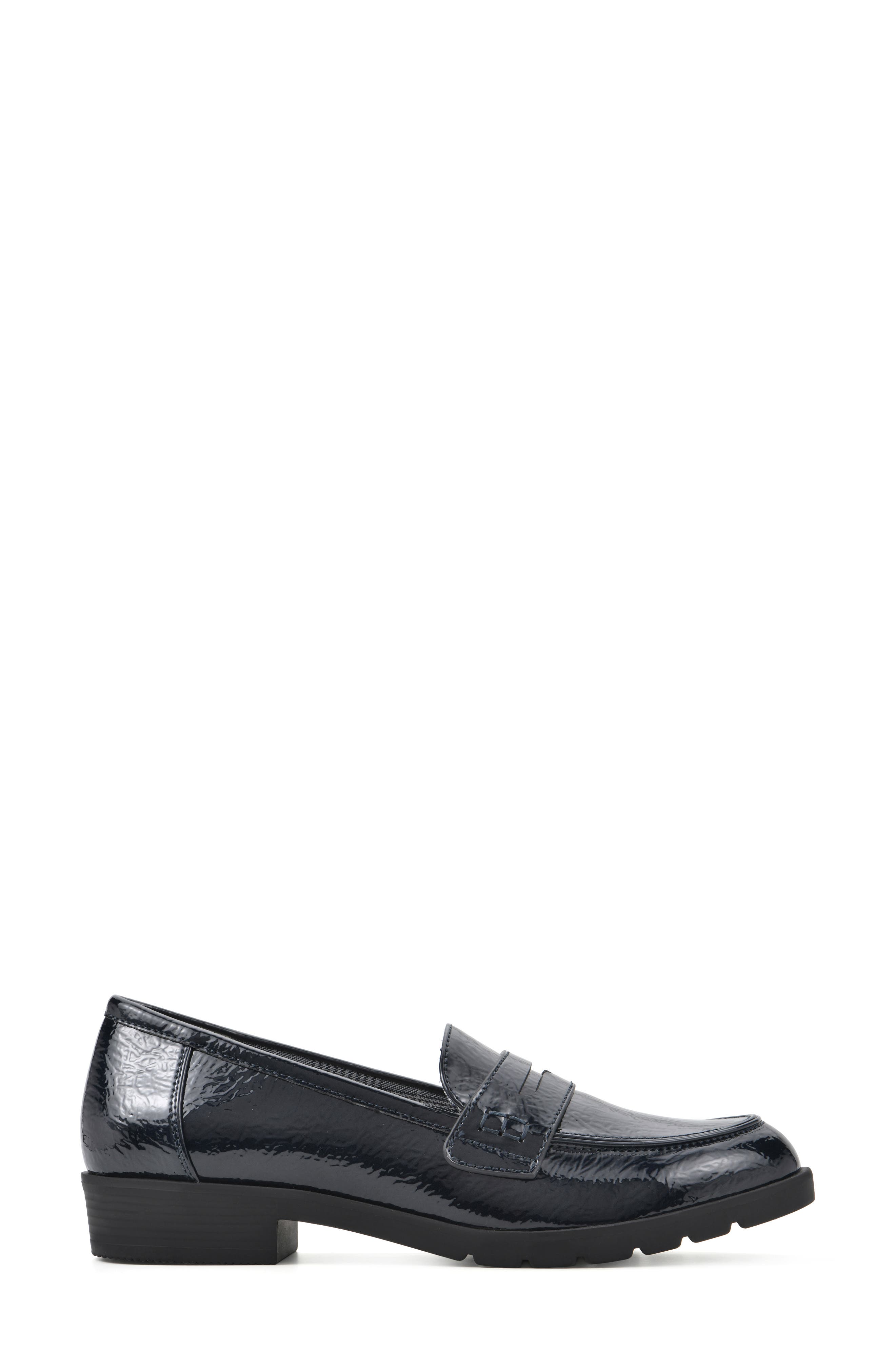 Galah Penny Loafer, Alternate, color, NAVY/ PATENT