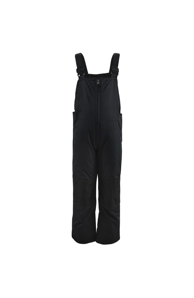 Hudson Baby Snow Bib Overalls, Main, color, Black