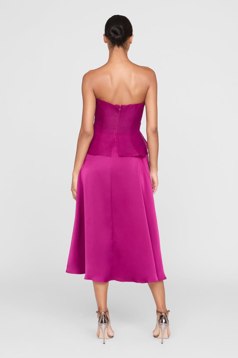 Victoria Draped Rose Cocktail, Alternate, color, Sangria