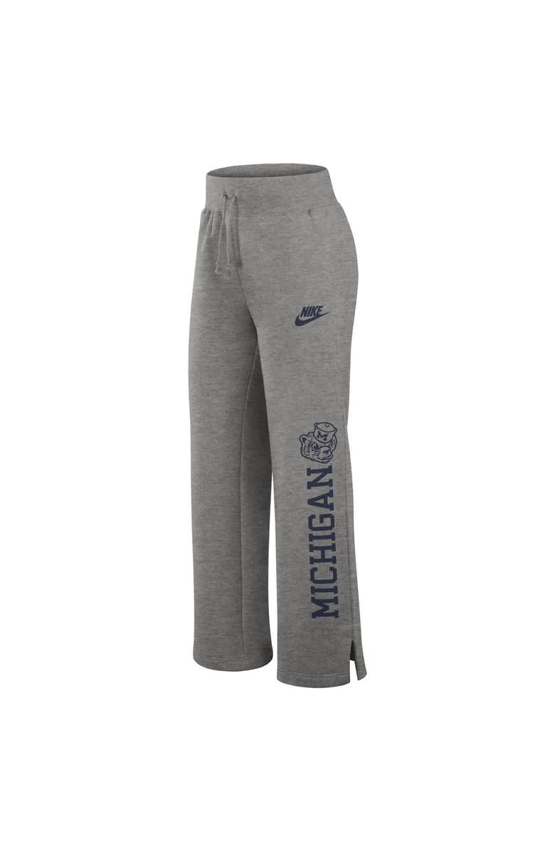Nike Women's Nike Heather Gray Michigan Wolverines Legacy One Line Phoenix Fleece Sweatpants, Alternate, color, 