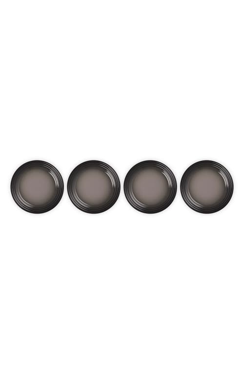 Le Creuset Vancouver Set Of 4 Dinner Plates In Oyster