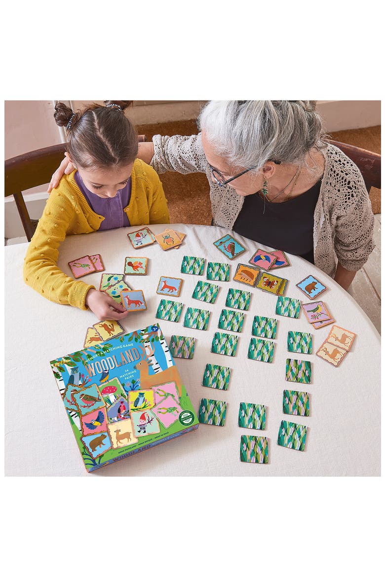 Woodland Shiny Memory Card Game, Alternate, color, MULTI