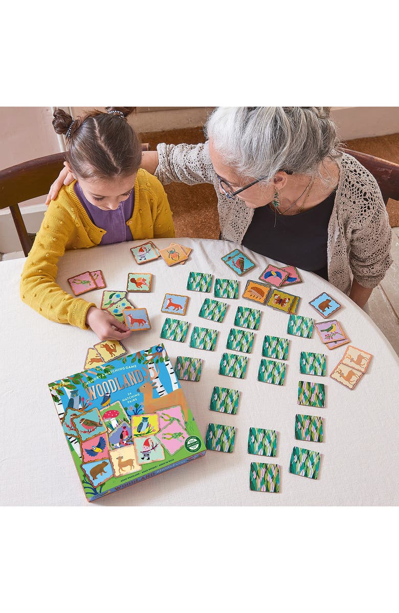eeBoo Woodland Shiny Memory Card Game, Alternate, color, Multi