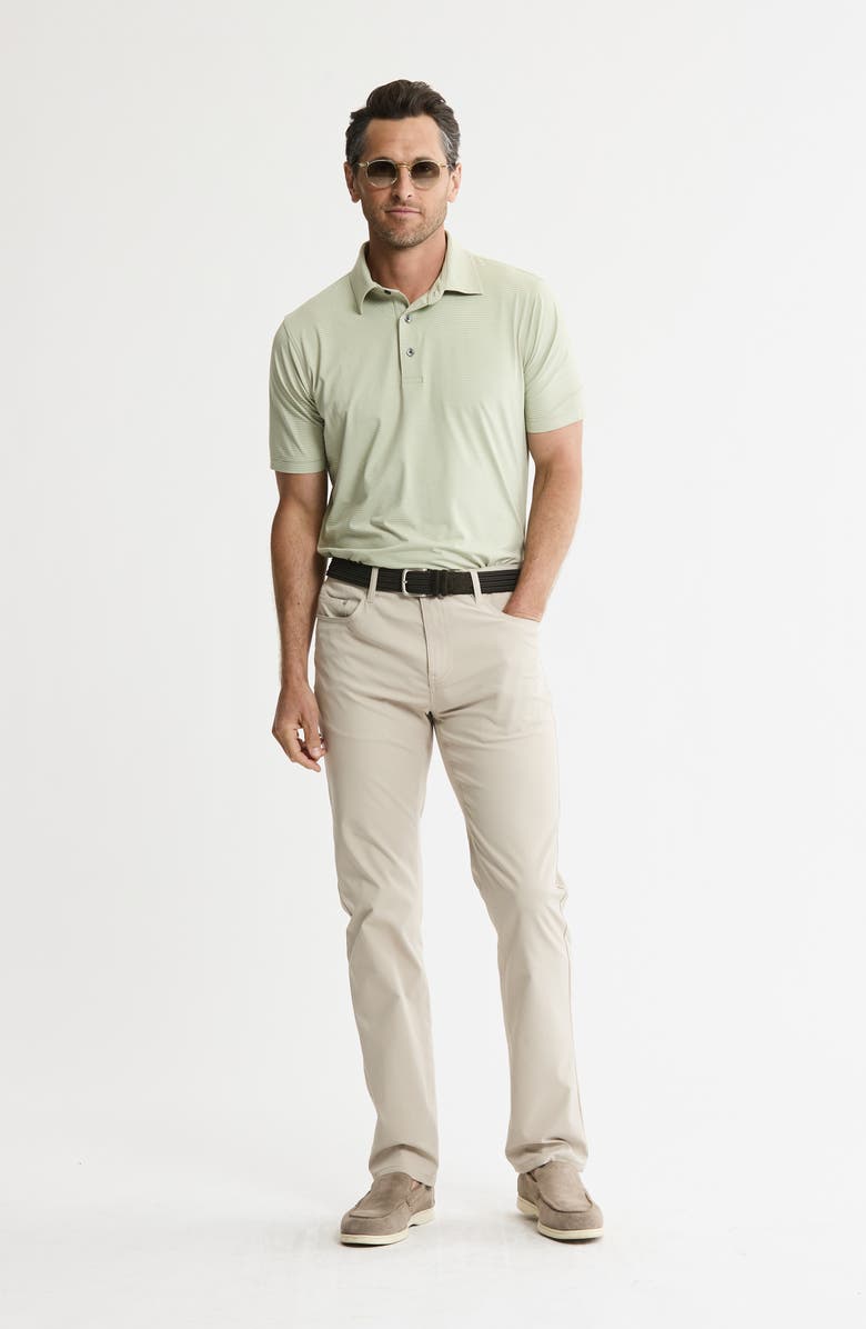 JACHS Performance Stripe Polo, Alternate, color, Sage Stripe