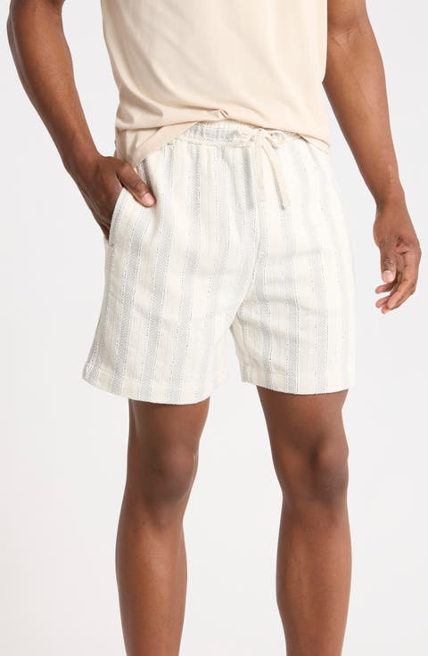 Textured Pull-On Shorts