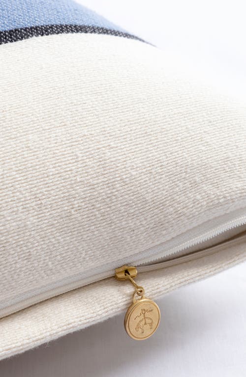 Brooks Brothers Stripe Decorative Throw Pillow In Blue