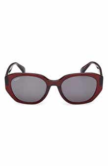 Max Mara 54mm Round Sunglasses