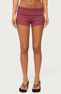 EDIKTED Monikah Stripe Micro Shorts