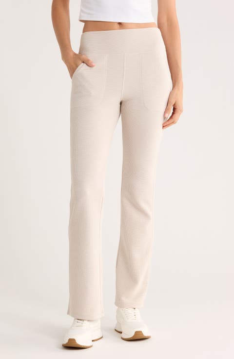 Tech Waffle Flare Pants