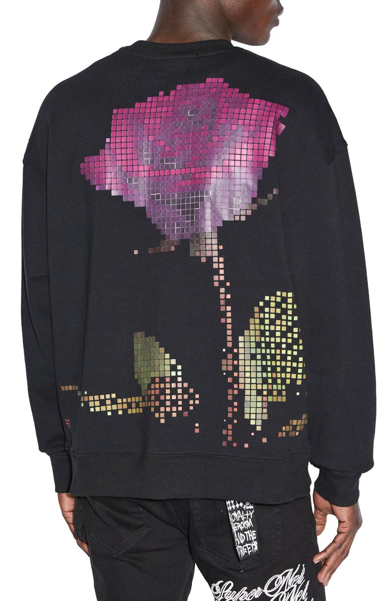 Ksubi Pixel Biggie Graphic Sweatshirt, Alternate, color, 