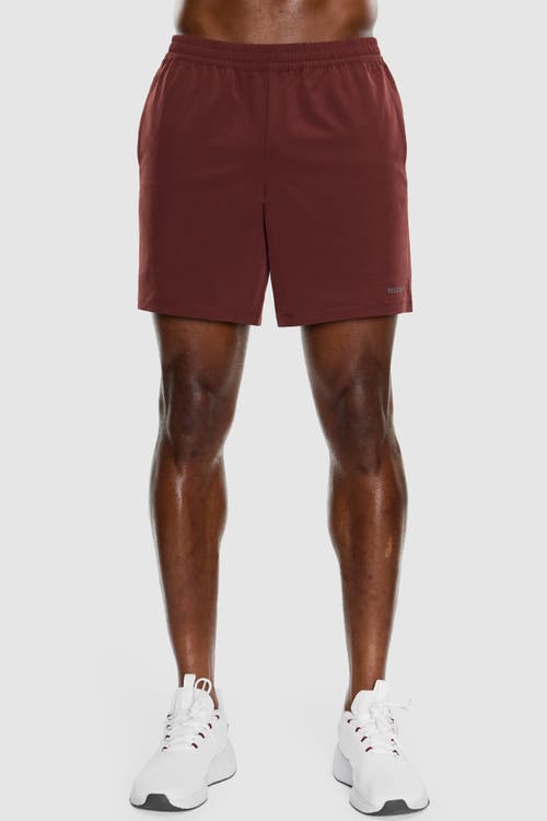 Peloton 7" Unlined Performance Short In Burgundy