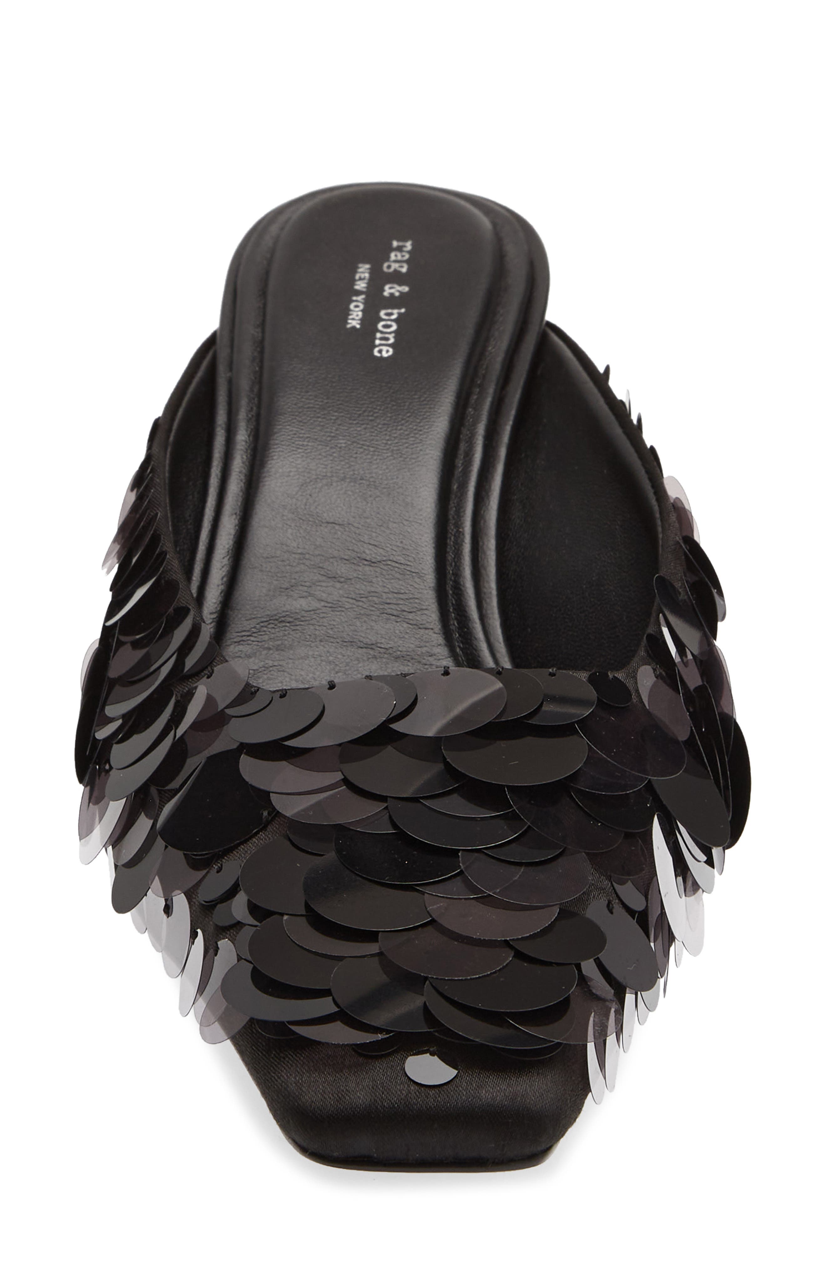 Kai Heeled Mule, Alternate, color, BLACK SQ