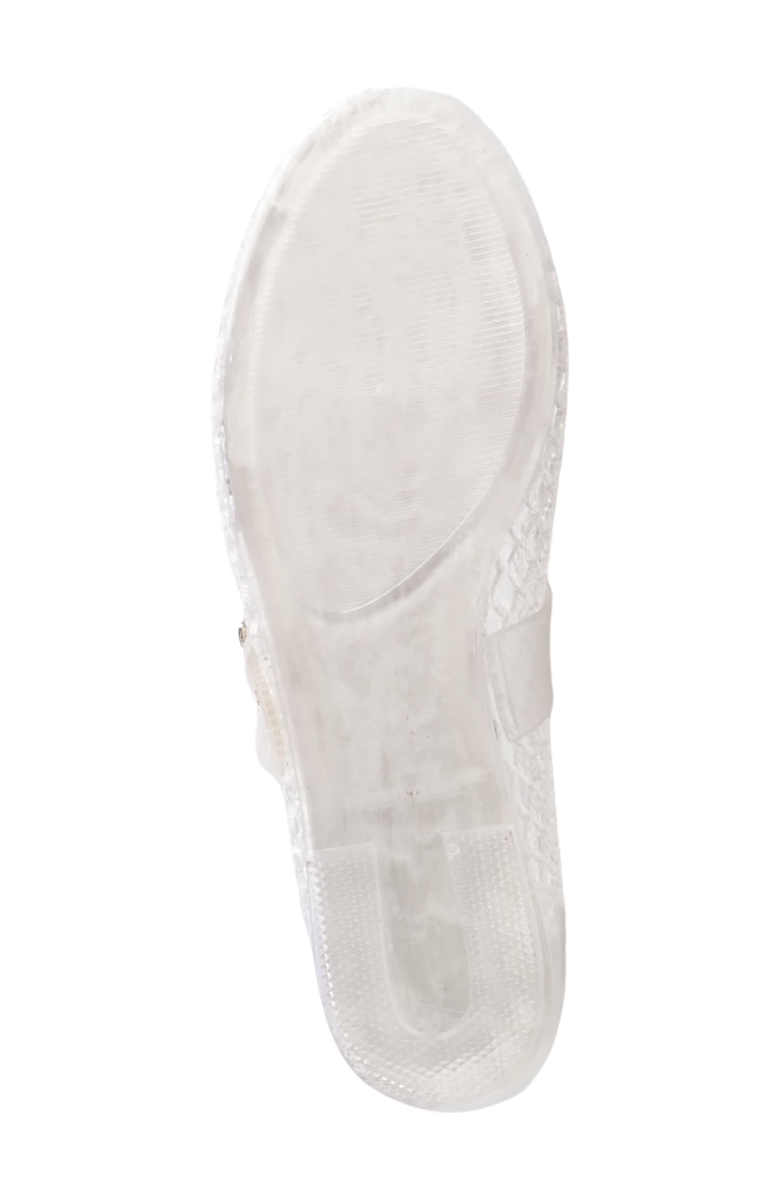 Malibu Mesh Mary Jane Flat, Alternate, color, CLEAR