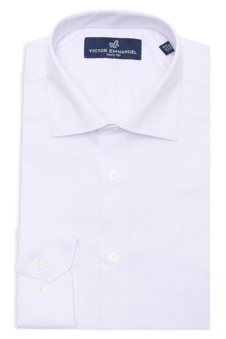 Regular Fit Stretch Dress Shirt, Main, color, 56 LAVENDER
