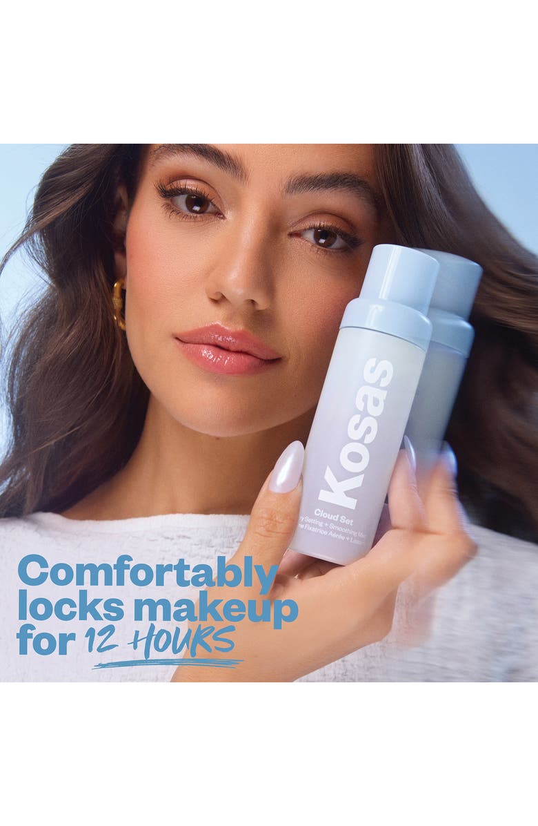 Kosas Cloud Set Airy Setting + Smoothing Mist, Alternate, color, Clear