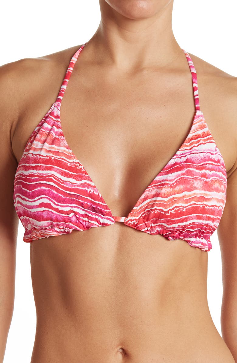 Tommy Bahama Rainbow Reversible Triangle Bra, Main, color, 