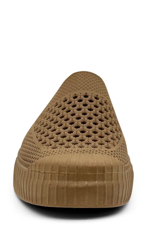 Chelsea Crew Ruby Knit Slip-on Sneaker In Khaki Rubber