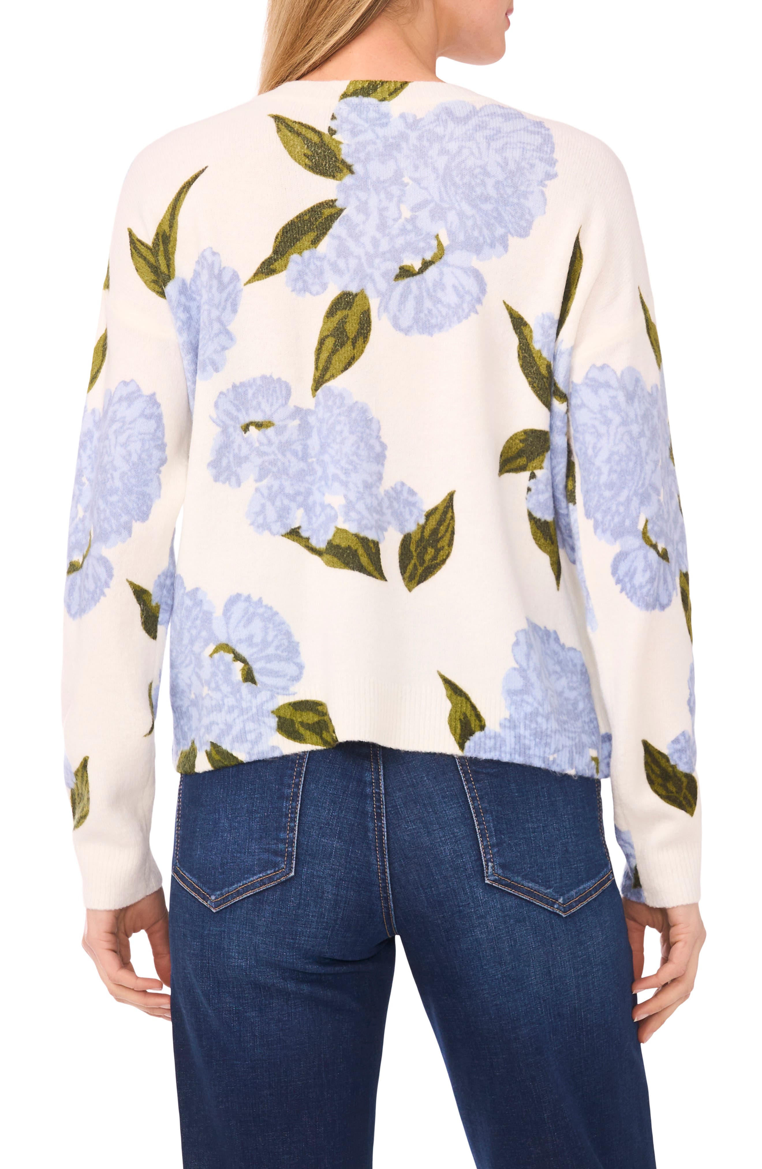 Floral Pullover Sweater - image 2