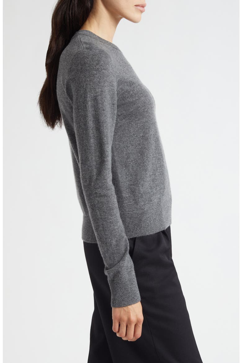 Classic Crewneck Cashmere Sweater, Alternate, color, MED H GREY