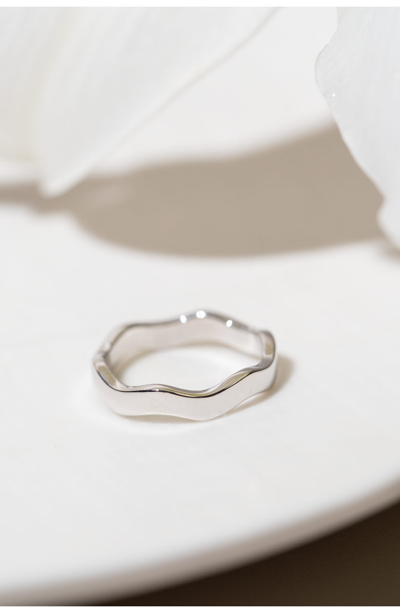 Zynnia Collective Wave Ring Set, Alternate, color, Two Tone