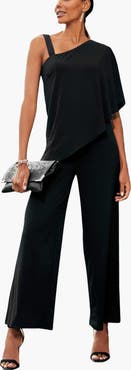 LASCANA Women's Asymmetrical One Shoulder Jumpsuit