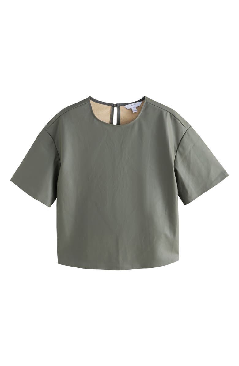 NEXT Coated T-Shirt, Main, color, Green
