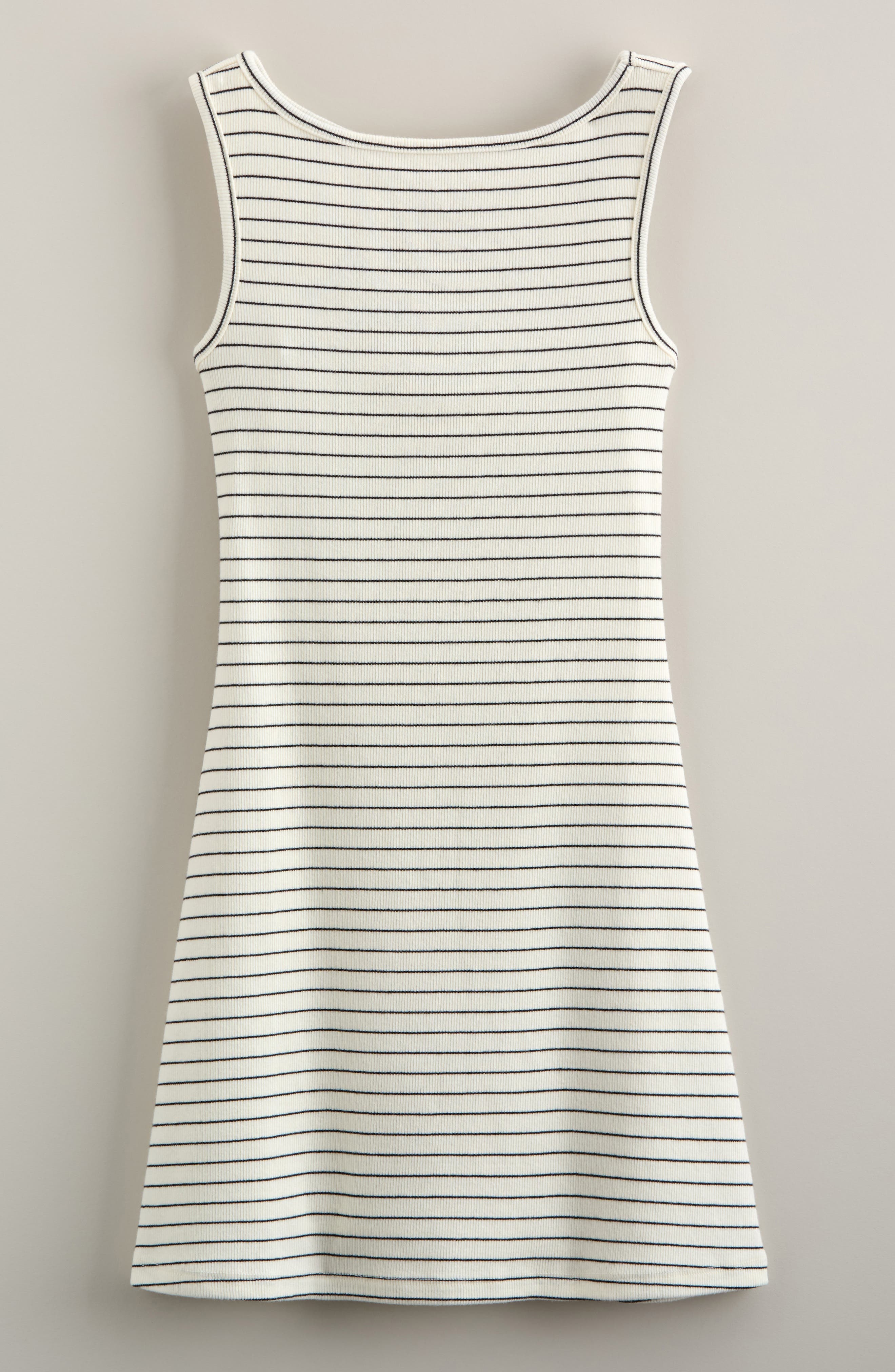 IVORY- BLACK JODIE STRIPE