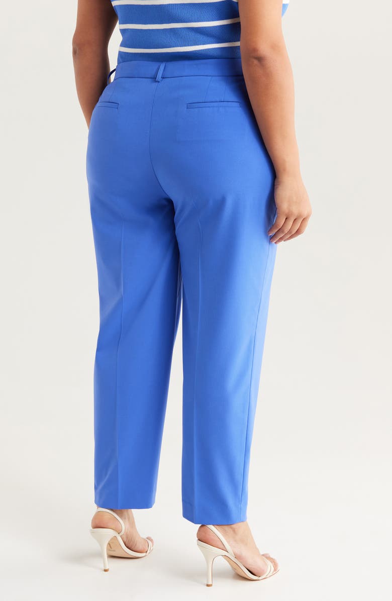 Tahari ASL Classic Straight Leg Pants, Alternate, color, Pacific Blue