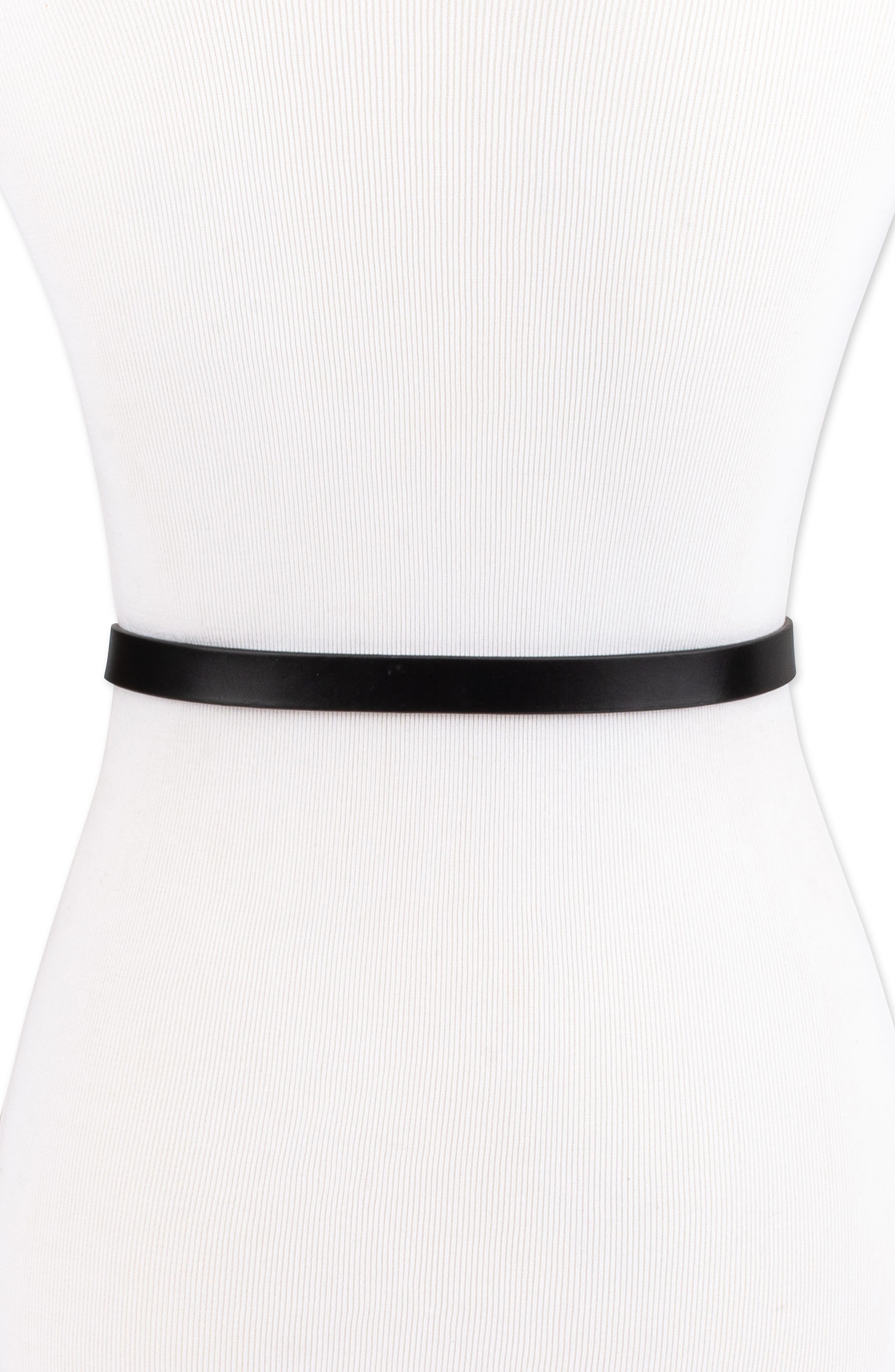 Sam Edelman Double E Logo Slim Leather Belt (Women) | Nordstrom