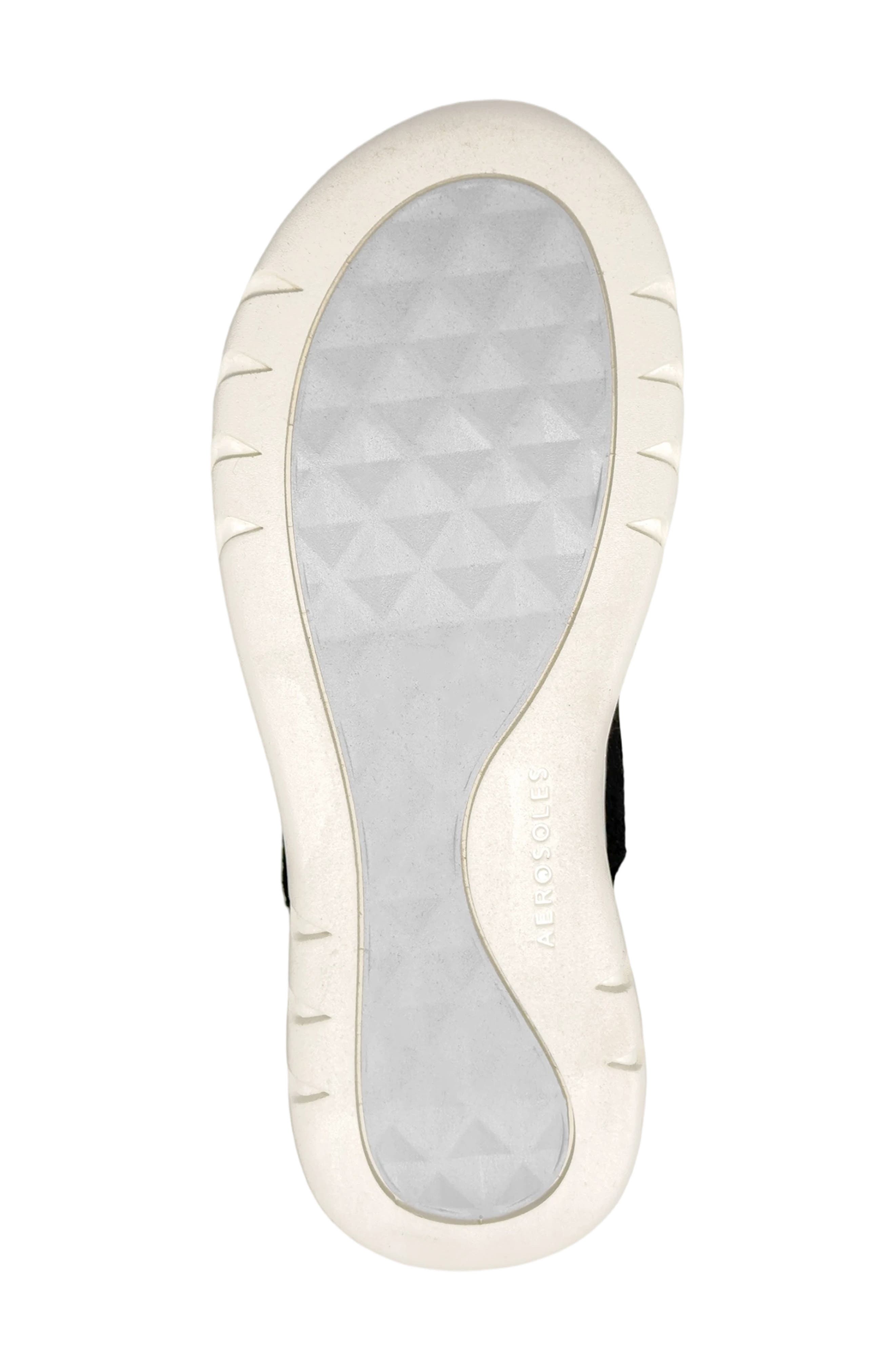 Aerosoles Helsea Mesh Slingback Sandal, Alternate, color, Black Lace Knit