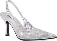 LADY COUTURE Clear Rhinestone Slingback Pump