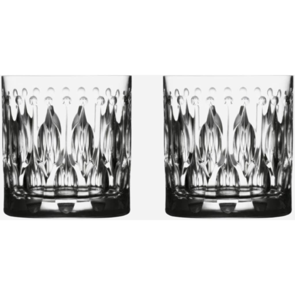 Varga Renaissance Tumbler Set Of 2 In Transparent