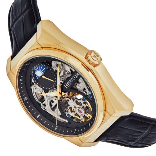 Heritor Automatic Daxton Skeleton Watch In Multi