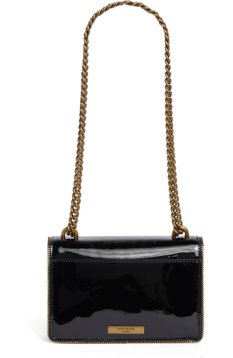 Kurt Geiger London Shoreditch Small Eagle Crossbody, Alternate, color, Blk/ White