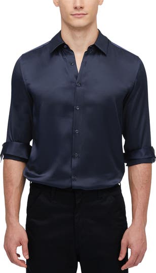 【TODAYFUL】 Multistripe Silk Shirts Versatile Multipositional Silk Shirt: Style Your Way