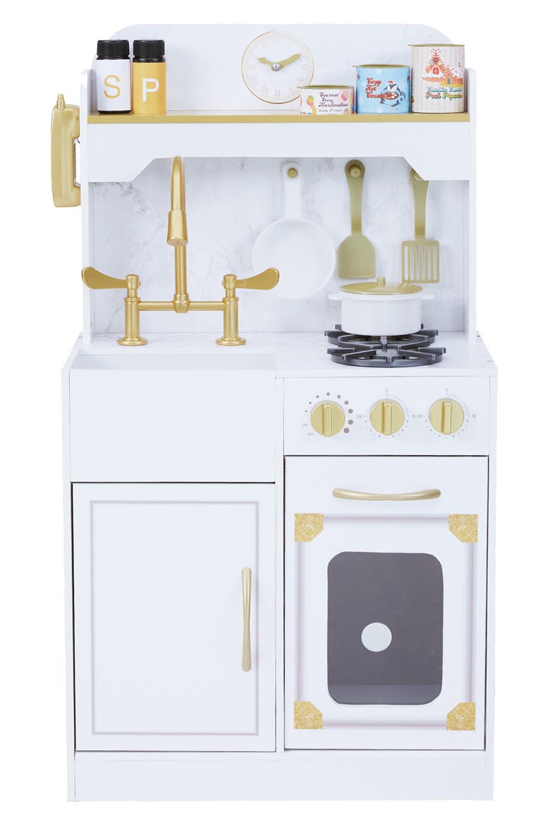 Little Chef Versailles Classic Kitchen Playset, Main, color, WHITE