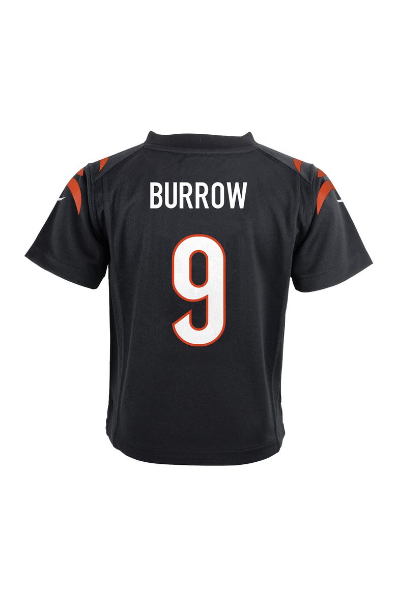 Infant Nike Joe Burrow Black Cincinnati Bengals Game Jersey, Alternate, color, BLACK