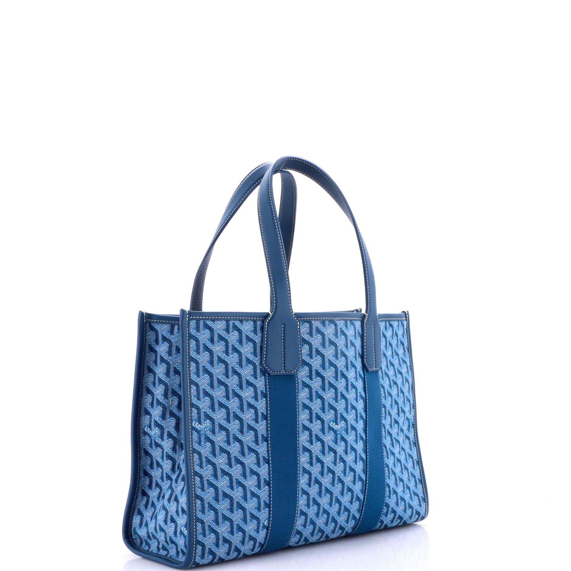 Pre-Owned Goyard Villette Tote Coated Canvas PM, Alternate, color, Blue