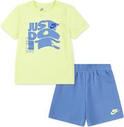 Nike Kids' On the Move Graphic T-Shirt & French Terry Shorts Set