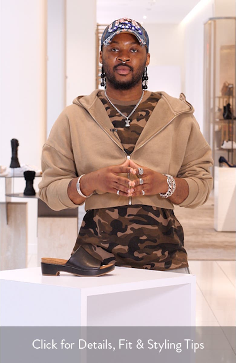 Cass Platform Slide Sandal, sales video thumbnail