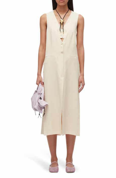 Tailored Vest Midi Dress