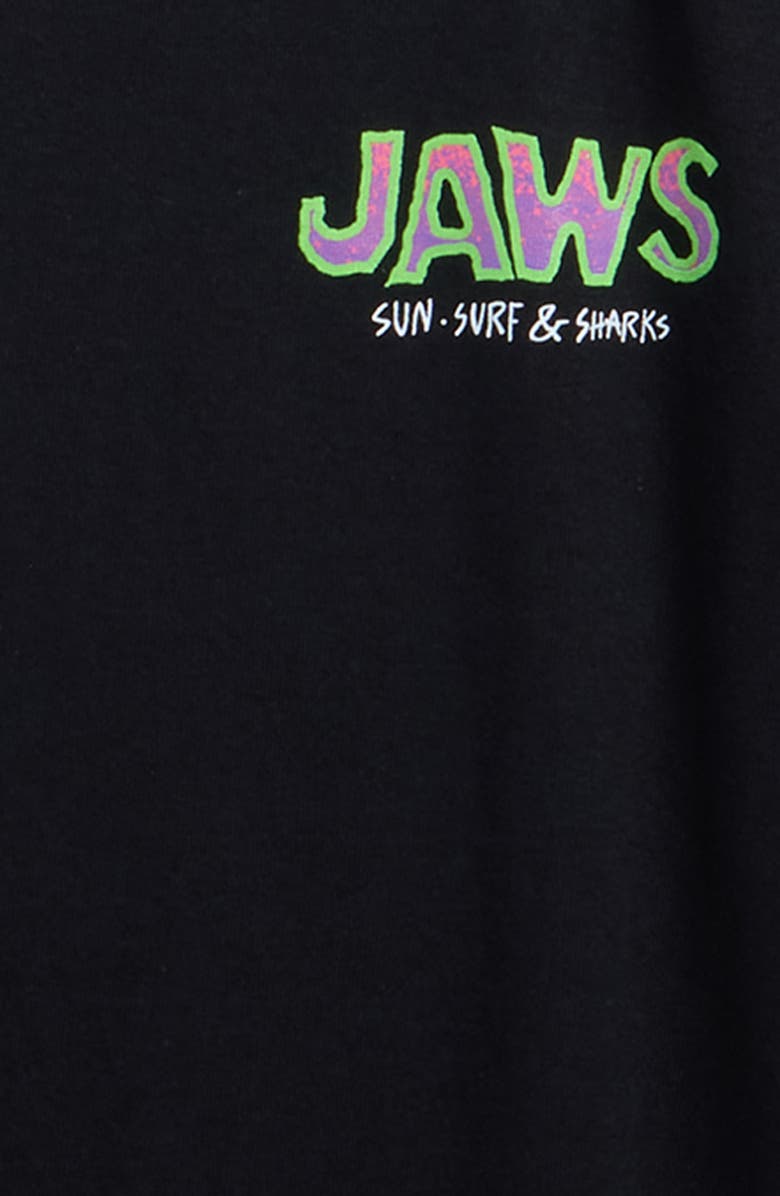 The Forecast Agency Kids' Jaws Doodle Cotton Graphic T-Shirt, Alternate, color, Black