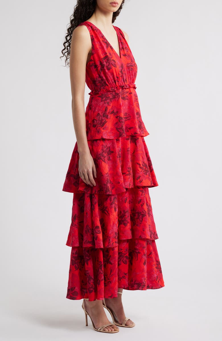 Floral Tiered Maxi Dress