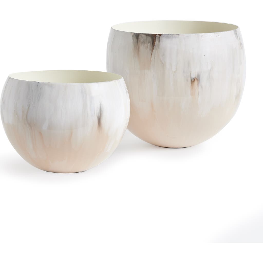 Napa Home & Garden Kona Cachepots, Set Of 2 In White