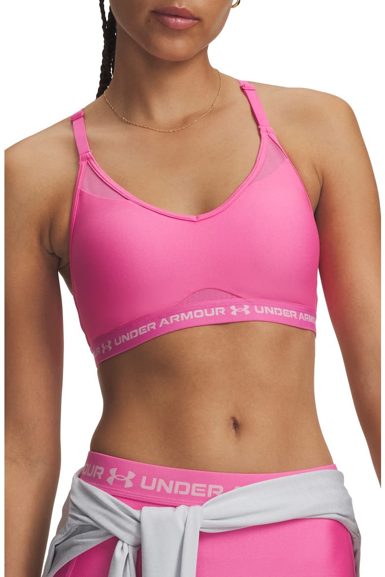 Crossback Low Impact Sports Bra, Main, color, PINK FRENZY