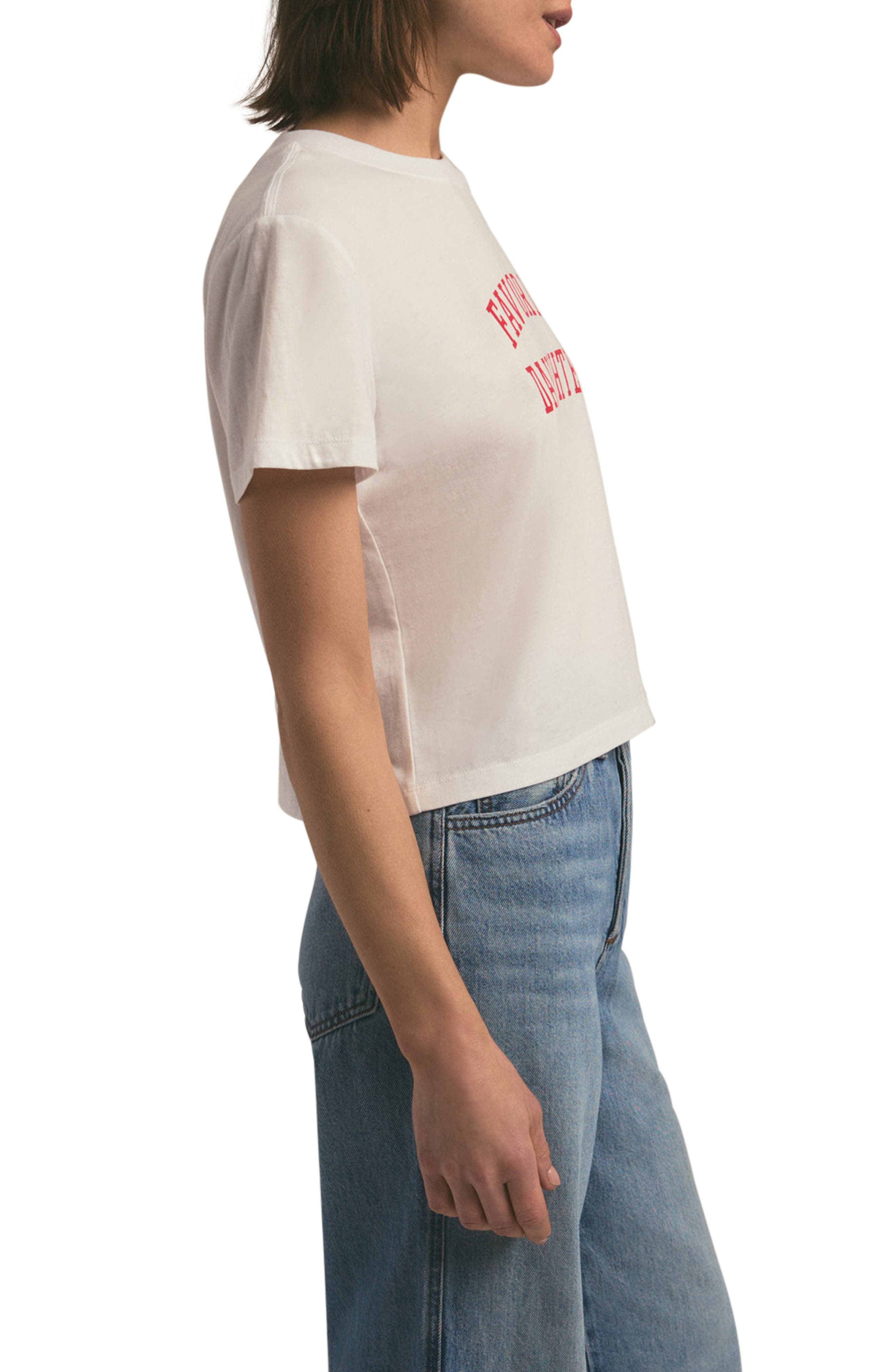 Favorite Daughter The Cropped Collegiate Tee