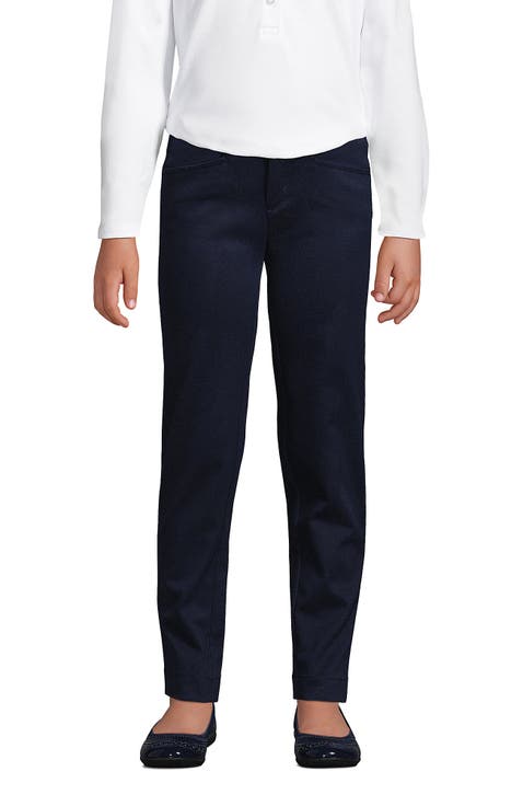 Girls Slim Fit Stretch Chino Pants