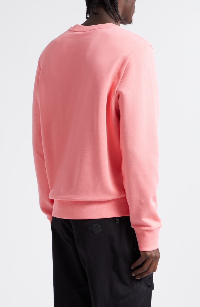 Moncler Cotton French Terry Logo Graphic Sweatshirt, Alternate, color, 