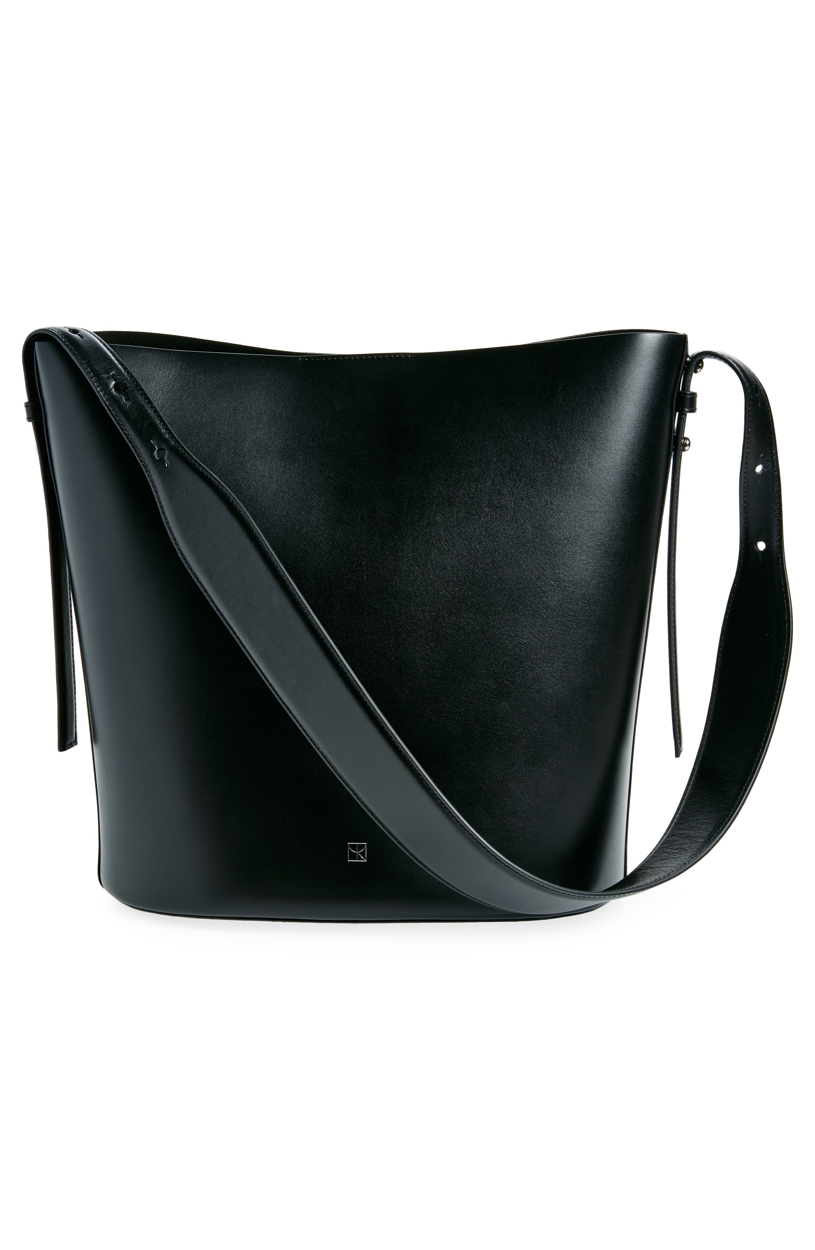 Yvonne Koné Leo Leather Bucket Bag, Alternate, color, 