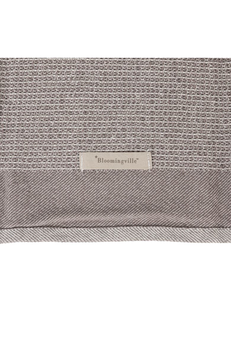 Grey Cotton Waffle Weave Tea Towels, Set of 2, Alternate, color, Grey